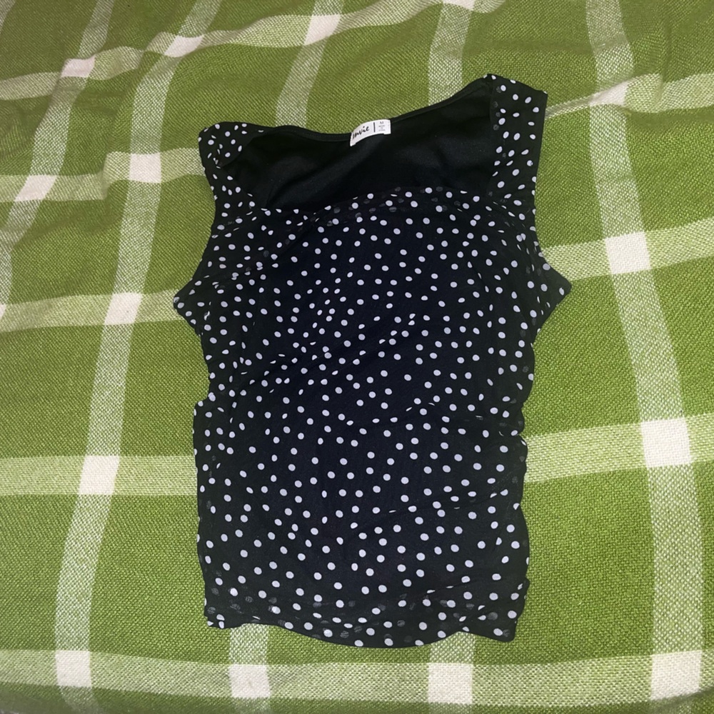 Black and White Polka Dot Women's Shorts